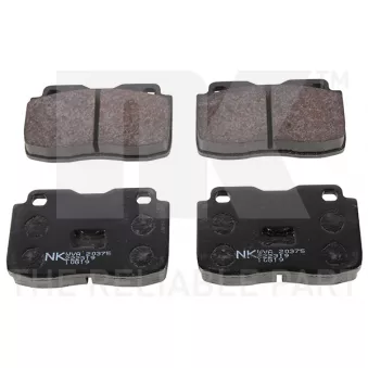 Jeu de 4 plaquettes de frein avant NK 222319