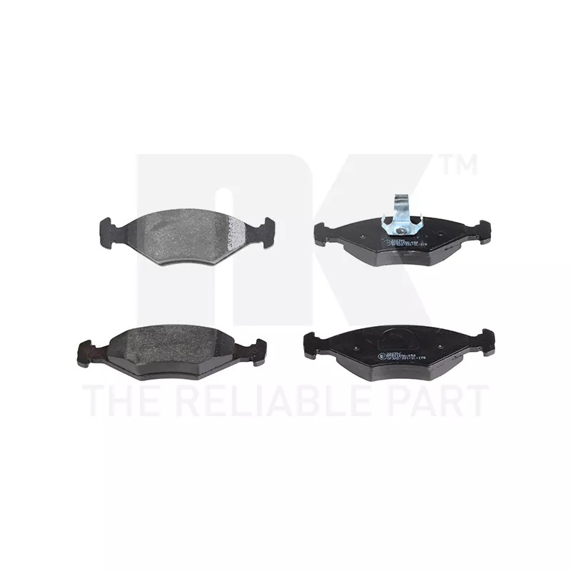 Jeu de 4 plaquettes de frein avant NK 222392