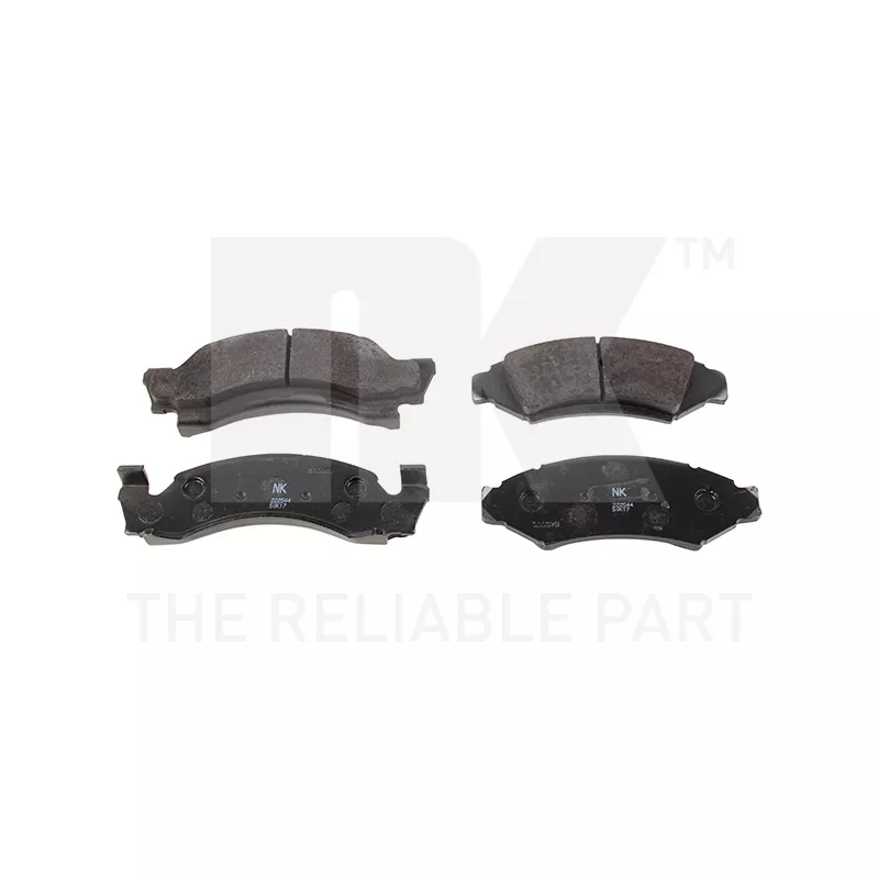 Jeu de 4 plaquettes de frein avant NK 222544