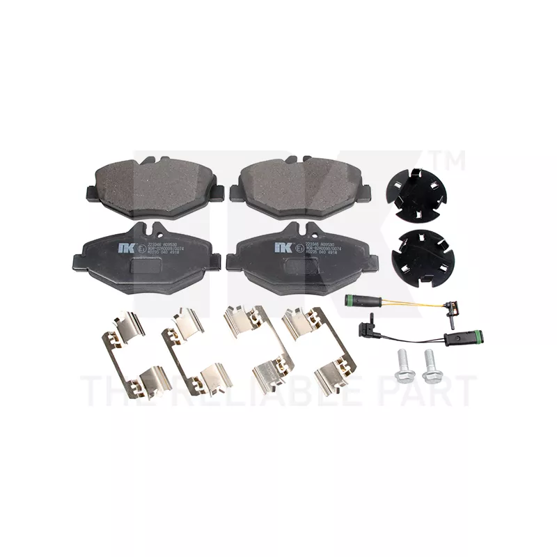 Jeu de 4 plaquettes de frein avant NK 223346