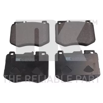 Jeu de 4 plaquettes de frein avant NK 223386