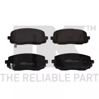 Jeu de 4 plaquettes de frein avant NK