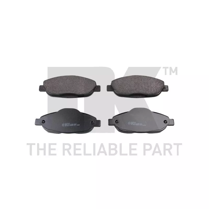 Jeu de 4 plaquettes de frein avant NK 223747