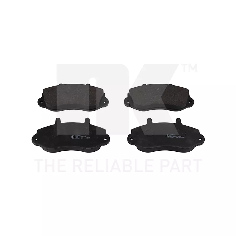Jeu de 4 plaquettes de frein avant NK 223945