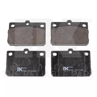 Jeu de 4 plaquettes de frein avant NK 224501