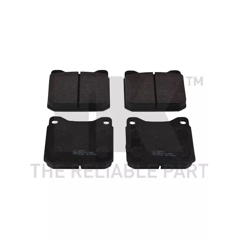 Jeu de 4 plaquettes de frein avant NK 224707