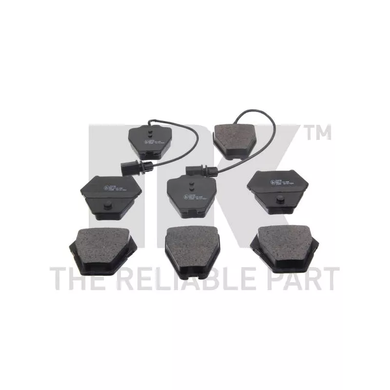 Jeu de 4 plaquettes de frein avant NK 224780