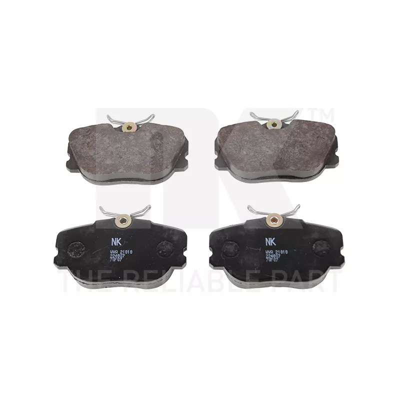 Jeu de 4 plaquettes de frein avant NK 224807