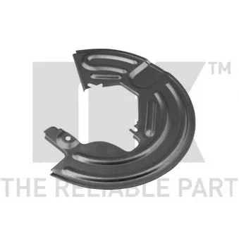 Déflecteur, disque de frein avant gauche NK 233901