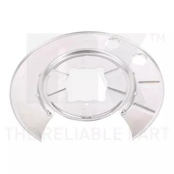 Déflecteur, disque de frein arrière gauche NK 2366011