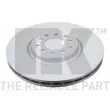 Jeu de 2 disques de frein avant NK 311031 - Visuel 1
