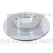 Jeu de 2 disques de frein arrière NK 311035 - Visuel 1