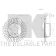 Jeu de 2 disques de frein avant NK 3115100 - Visuel 3