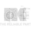 Jeu de 2 disques de frein arrière NK 3115102 - Visuel 3