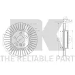 Jeu de 2 disques de frein avant NK 3115116 - Visuel 3