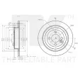 Jeu de 2 disques de frein arrière NK 3115122 - Visuel 3