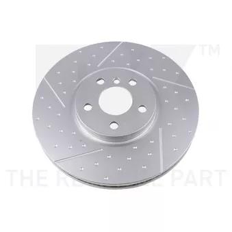 Jeu de 2 disques de frein avant NK 3115126