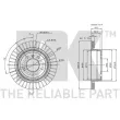 Jeu de 2 disques de frein arrière NK 311539 - Visuel 3