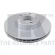 Jeu de 2 disques de frein avant NK 311544 - Visuel 1