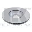 Jeu de 2 disques de frein avant NK 311564 - Visuel 2