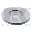 Jeu de 2 disques de frein avant NK 311587 - Visuel 2
