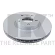 Jeu de 2 disques de frein avant NK 311588 - Visuel 1