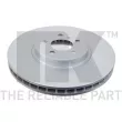 Jeu de 2 disques de frein avant NK 311589 - Visuel 1