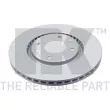 Jeu de 2 disques de frein avant NK 311919 - Visuel 1
