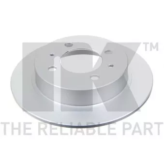 Jeu de 2 disques de frein arrière NK 312246