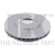 Jeu de 2 disques de frein avant NK 312256 - Visuel 1