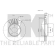 Jeu de 2 disques de frein avant NK 312256 - Visuel 3