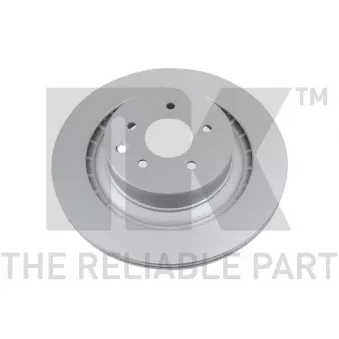 Jeu de 2 disques de frein arrière NK 312293