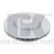 Jeu de 2 disques de frein avant NK 312348 - Visuel 1