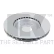 Jeu de 2 disques de frein avant NK 312348 - Visuel 2