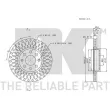 Jeu de 2 disques de frein avant NK 312348 - Visuel 3