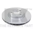 Jeu de 2 disques de frein avant NK 312350 - Visuel 1