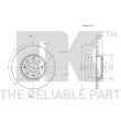 Jeu de 2 disques de frein avant NK 312363 - Visuel 3