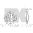 Jeu de 2 disques de frein avant NK 312367 - Visuel 3
