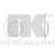 Jeu de 2 disques de frein arrière NK 3125101 - Visuel 3