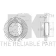 Jeu de 2 disques de frein avant NK 3125104 - Visuel 3