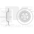Jeu de 2 disques de frein arrière NK 3125113 - Visuel 3