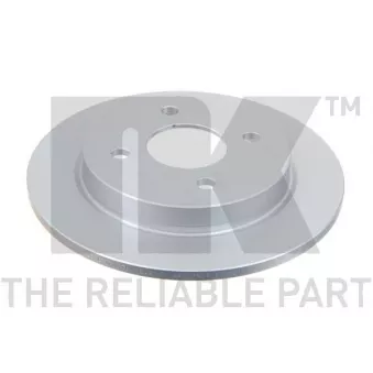 Jeu de 2 disques de frein arrière NK 312536