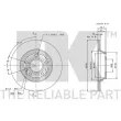 Jeu de 2 disques de frein arrière NK 312546 - Visuel 3