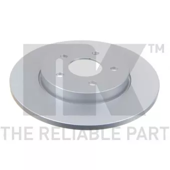 Jeu de 2 disques de frein arrière NK 312551