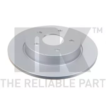 Jeu de 2 disques de frein arrière NK 312558