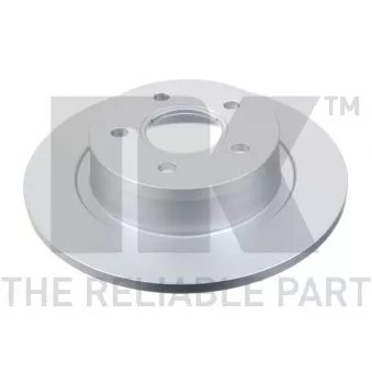 Jeu de 2 disques de frein arrière NK 312564