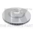 Jeu de 2 disques de frein avant NK 312573 - Visuel 1