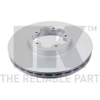 Jeu de 2 disques de frein avant NK 312576