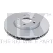 Jeu de 2 disques de frein avant NK 312582 - Visuel 1