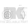 Jeu de 2 disques de frein arrière NK 312584 - Visuel 3
